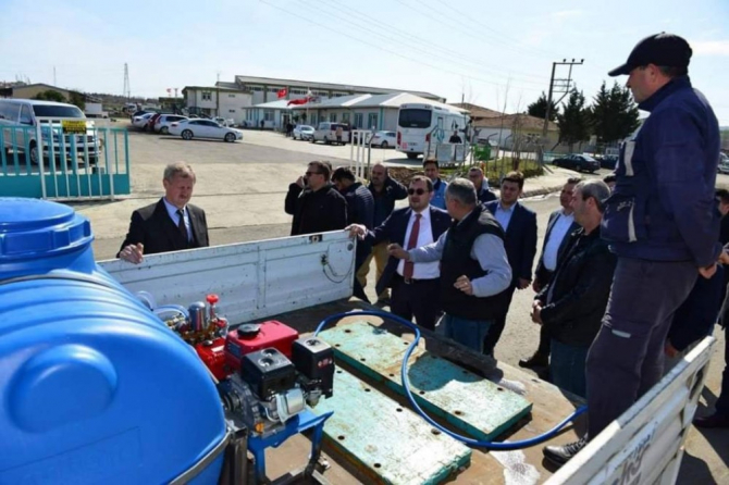 Larva, uçkun ve kışlak ile mücadele başladı