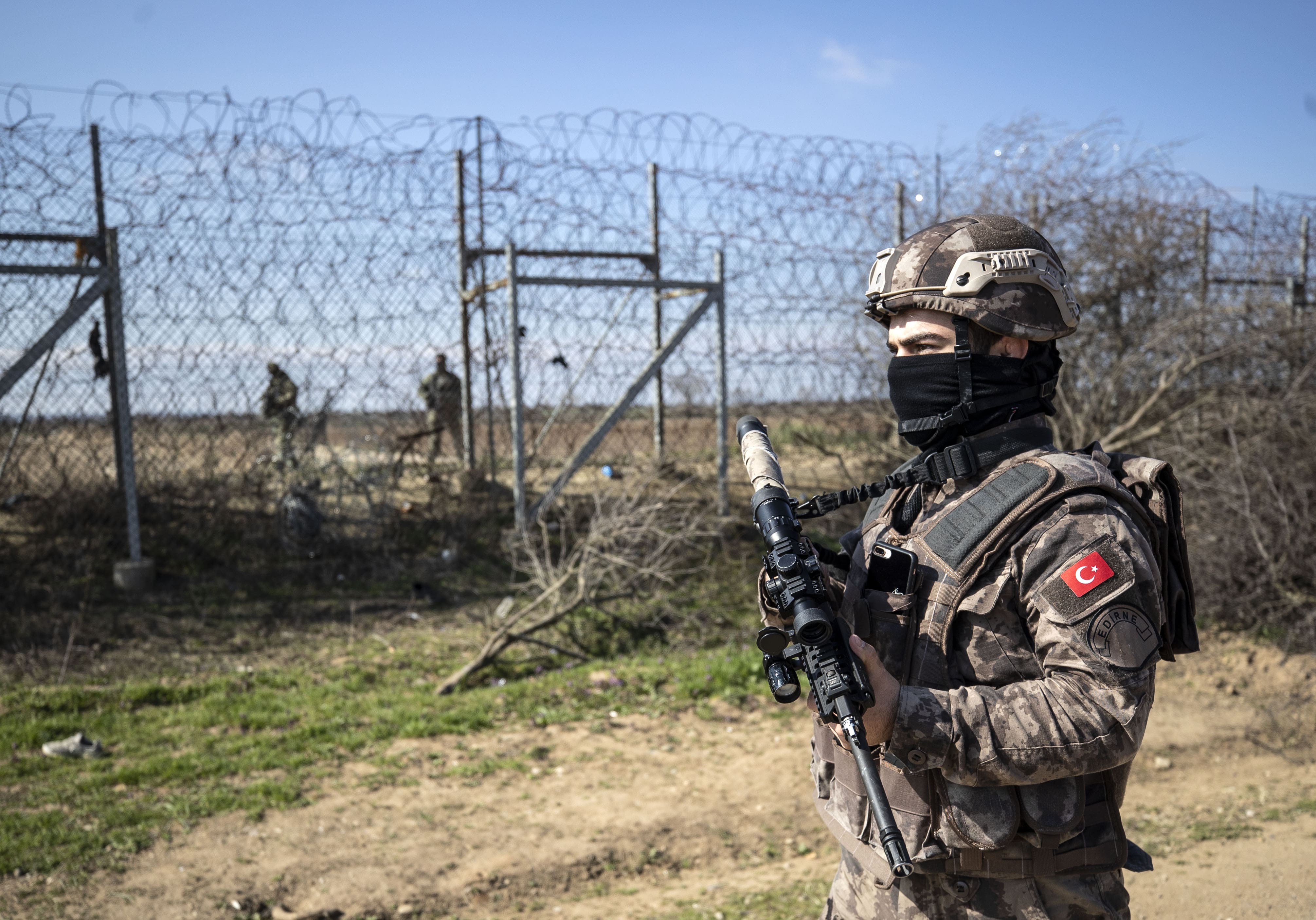 Özel harekat polisleri Yunanistan sınırında