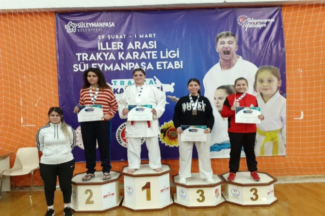 Süleymanpaşa Trakya Karate Ligine ev sahipliği yaptı