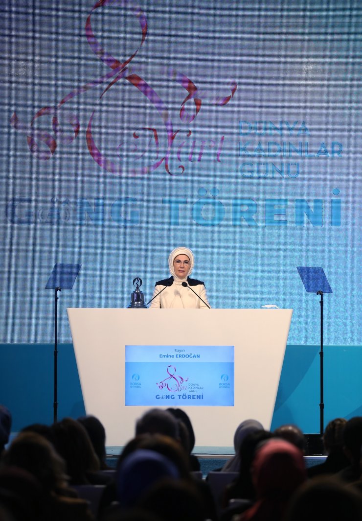 Emine Erdoğan: Kadınların iş gücüne katılma oranı, 4 kat daha hızlı arttı