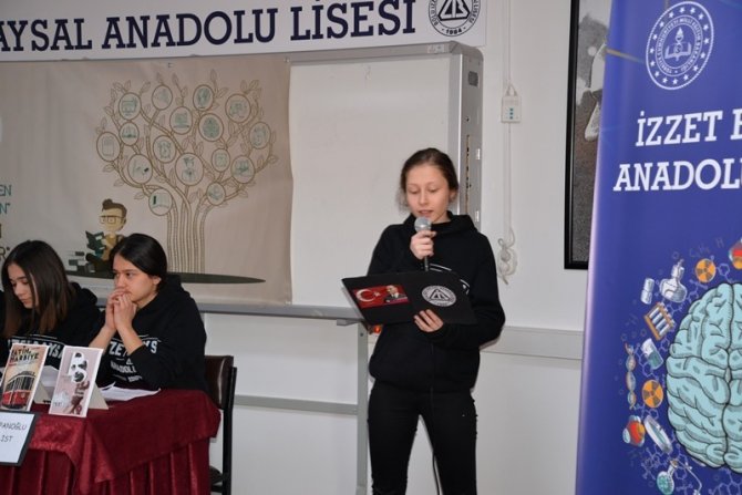 ‘Okullarımız Okuyor Kitap Okuma Projesi’ kapsamında öğrencilerle buluştu