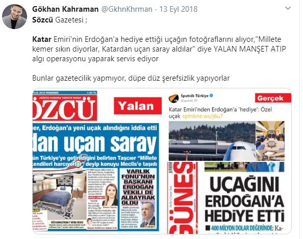 Sosyal medya kullanıcılarından Katar manşetine 'Esad'lı tepki!