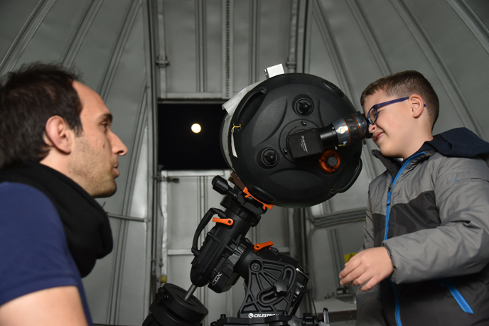 Tuzla Belediyesi Gözlemevi ziyaretçilerini ağırlamaya devam ediyor