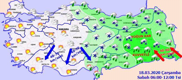 18 Mart Meteoroloji uyardı! Yağmur, don ve buzlanma bekleniyor