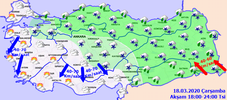 18 Mart Meteoroloji uyardı! Yağmur, don ve buzlanma bekleniyor