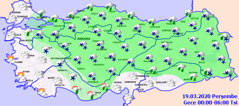 18 Mart Meteoroloji uyardı! Yağmur, don ve buzlanma bekleniyor