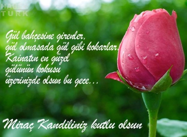 Miraç Kandili sözleri