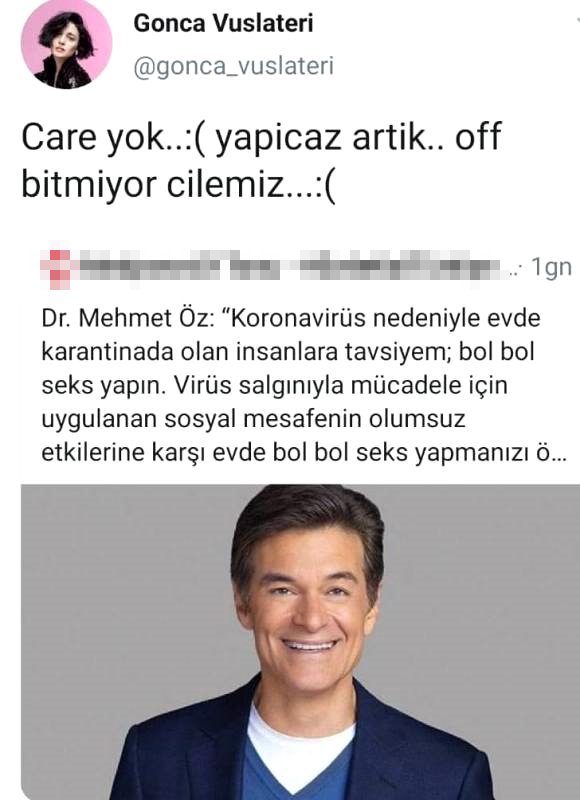 Doktor Mehmet Öz cinsel ilişki önerdi, Gonca Vuslateri'den şok cevap geldi!