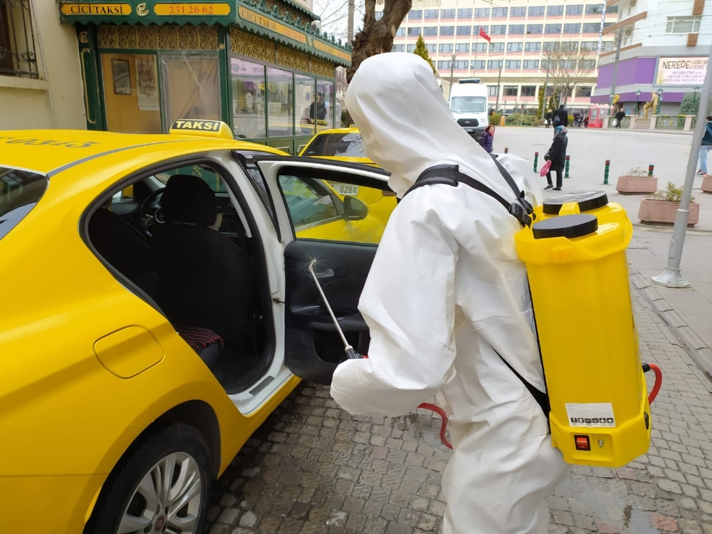 Eskişehir'de ticari taksilerde ön koltuğa müşteri alınmıyor