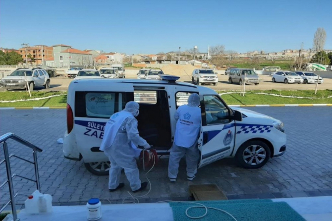 Hava şartlarına aldırmadan korona ile mücadeleye devam