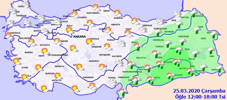 Meteoroloji'den kritik uyarı: Doğuda yağmur, batıda fırtına!