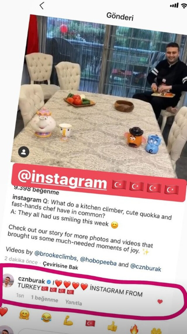 Instagram tarihinde bir ilk! CZN Burak paylaşılan ilk Türk oldu