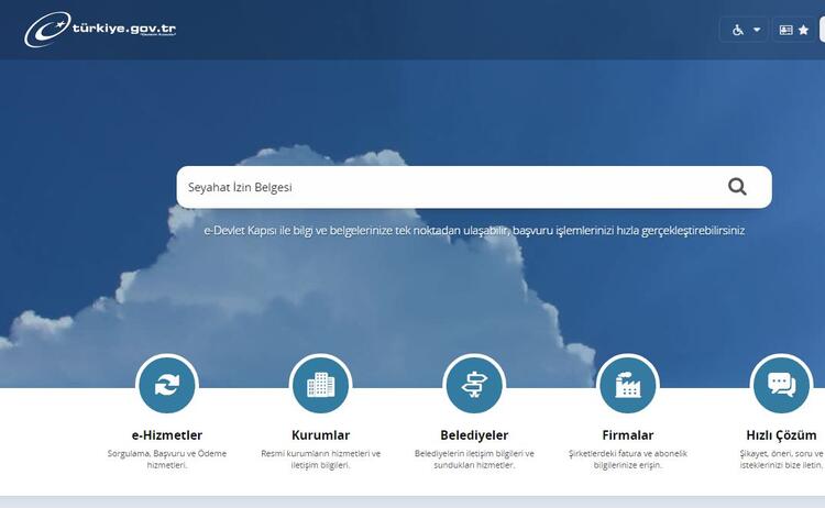 İçişleri bakanlığı seyahat izin belgesi e başvuru