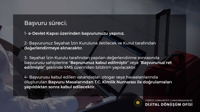İçişleri bakanlığı seyahat izin belgesi e başvuru