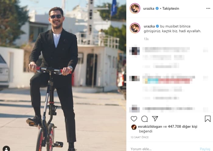 Uraz Kaygılaroğlu'ndan kafa karıştıran paylaşım! Sefirin Kızı bitiyor mu?