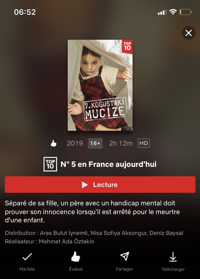 7. Koğuştaki Mucize filmi Fransa'da sükse yarattı