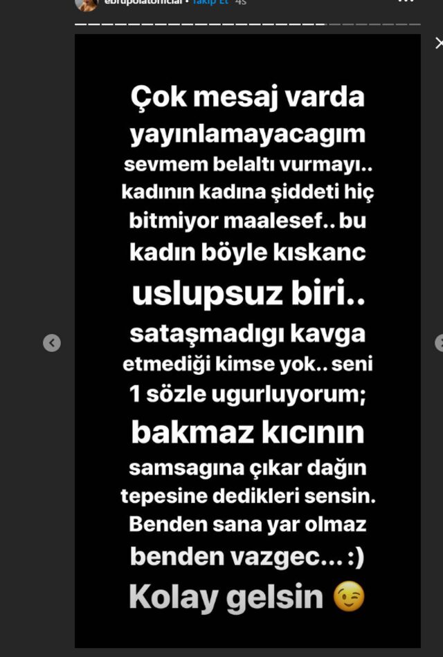 Seda Akgül ve Ebru polat kavgası giderek büyüyor