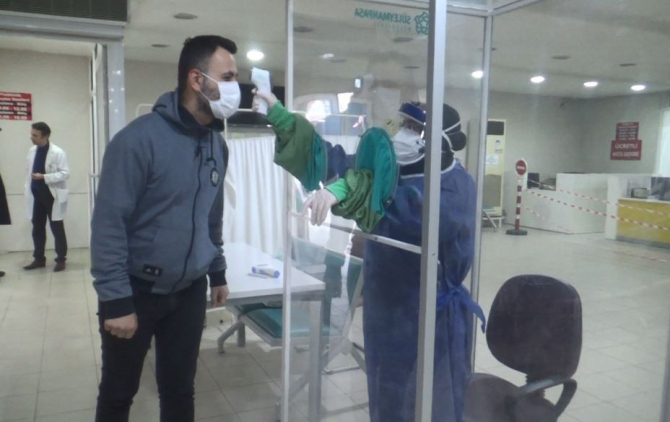 Sağlık çalışanlarına kabinli tedbir