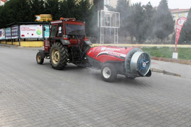 Dezenfekte çalışmalarında durmak yok