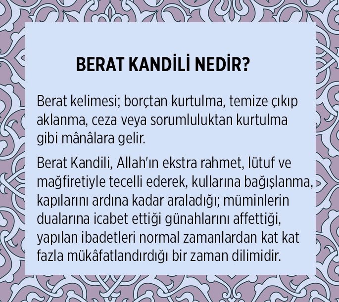 Bugün kandil mi? Bugün ne kandili?
