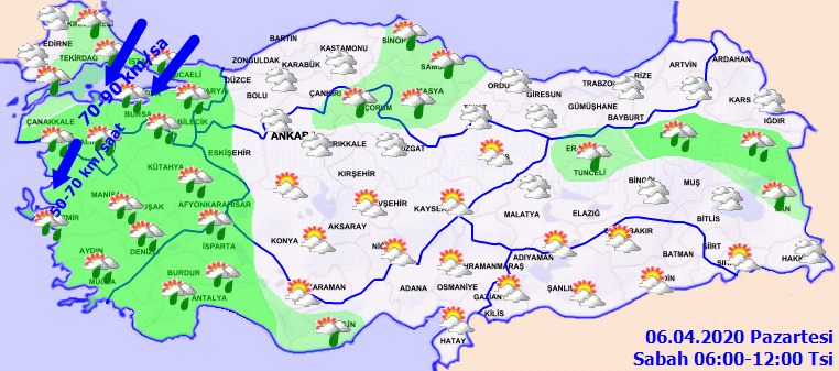 Meteoroloji'den son dakika uyarısı! Kuvvetli rüzgar ve fırtına geliyor