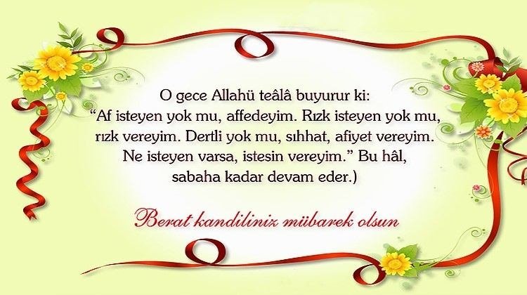 Berat Kandili ile ilgili mesajlar