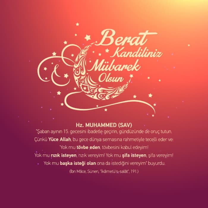 Berat Kandili mesajları resimli 2022 | En güzel, anlamlı, hadisli, uzun kısa, Berat Kandili mesajları Facebook, Whatsapp