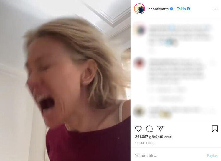 Naomi Watts çektiği videoyla takipçilerinin eleştirisine maruz kaldı