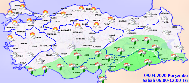 Meteoroloji saat verdi! O illere gök gürültülü sağanak yağış geliyor