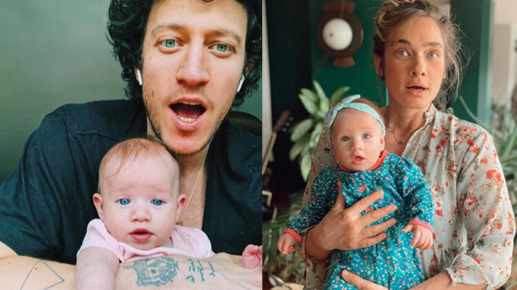 Müge Boz'dan takipçilerine soru çocuğumuz kime benziyor