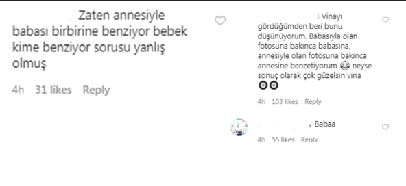 Müge Boz'dan takipçilerine soru çocuğumuz kime benziyor