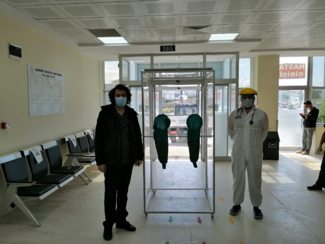 Yerli imkanlarla üretilen izole kabin ve sedyeler 10 ilçeye dağıtıldı