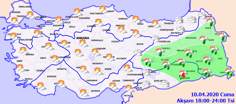 Meteoroloji açıkladı! Bugün (10 Nisan Cuma) hava durumu nasıl olacak?