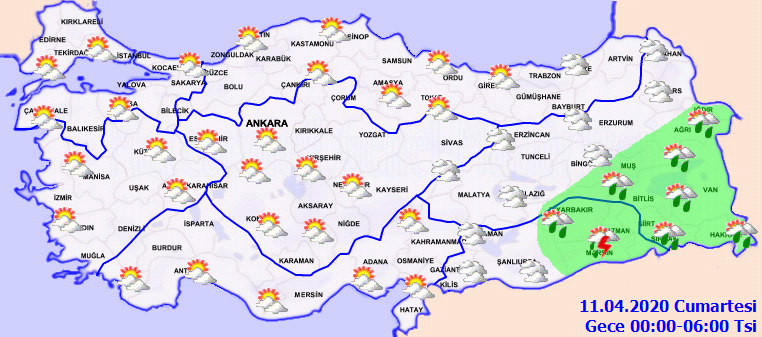 Meteoroloji açıkladı! Bugün (10 Nisan Cuma) hava durumu nasıl olacak?