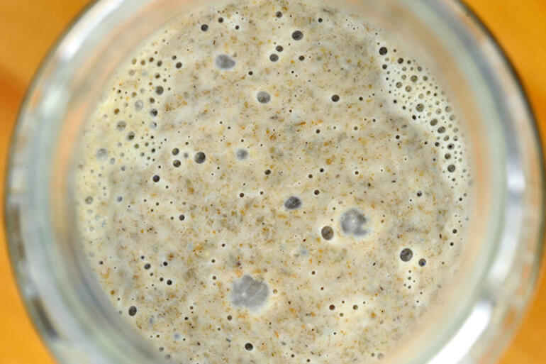 Evde ekmek mayası yapımı