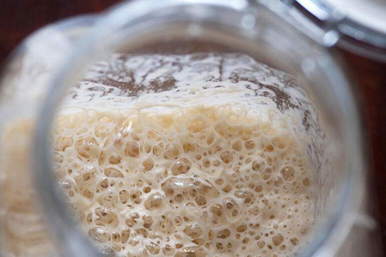 Evde ekmek mayası yapımı