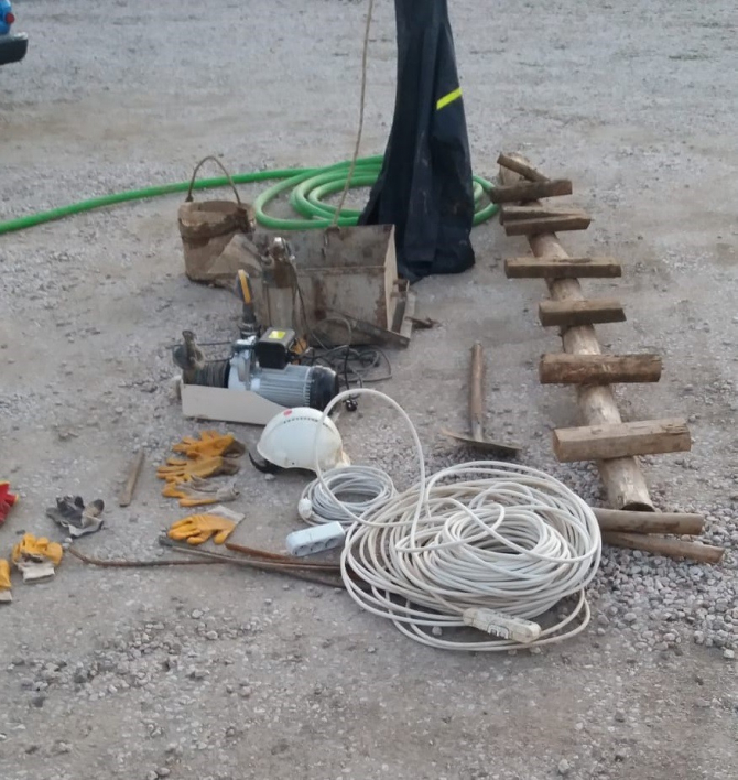 Elazığ’da kaçak kazı yapan şahıs suç üstü yakalandı