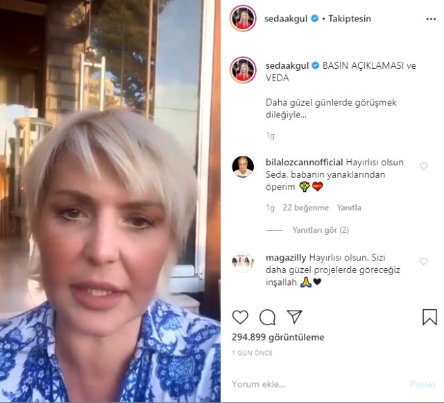 Seda Akgül, Söylemezsem Olmaz programından ayrıldı