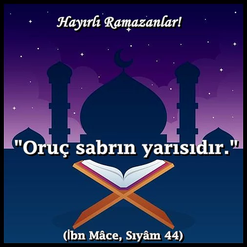 En güzel Ramazan mesajları anlamlı kısa resimli 2021