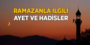 Oruç ile ilgili hadisler