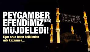 Oruç ile ilgili hadisler