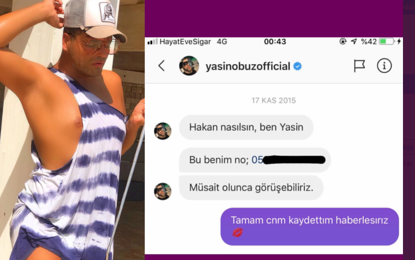 DJ Hakan Kakız Yasin Obuz’un 5 yıl önce kendisine attığı mesajları ifşa etti