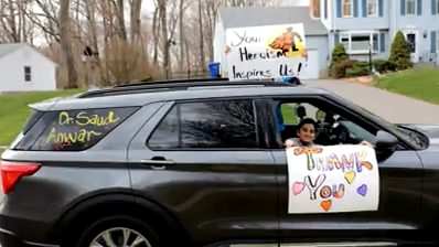 Pakistan asıllı doktora teşekkür konvoyu!