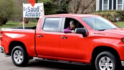 Pakistan asıllı doktora teşekkür konvoyu!