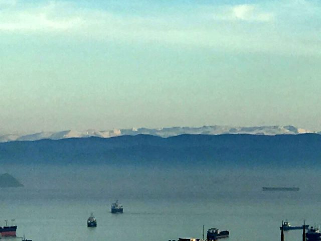 İnsanlar evde kaldı, Uludağ cam gibi görüntülendi! 