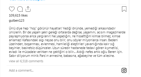 Ebru Şallı için yapılan çirkin yorumlara Gülben Ergen'den tepki