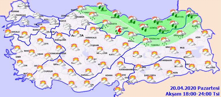 Meteoroloji saat verip o bölgeleri uyardı!