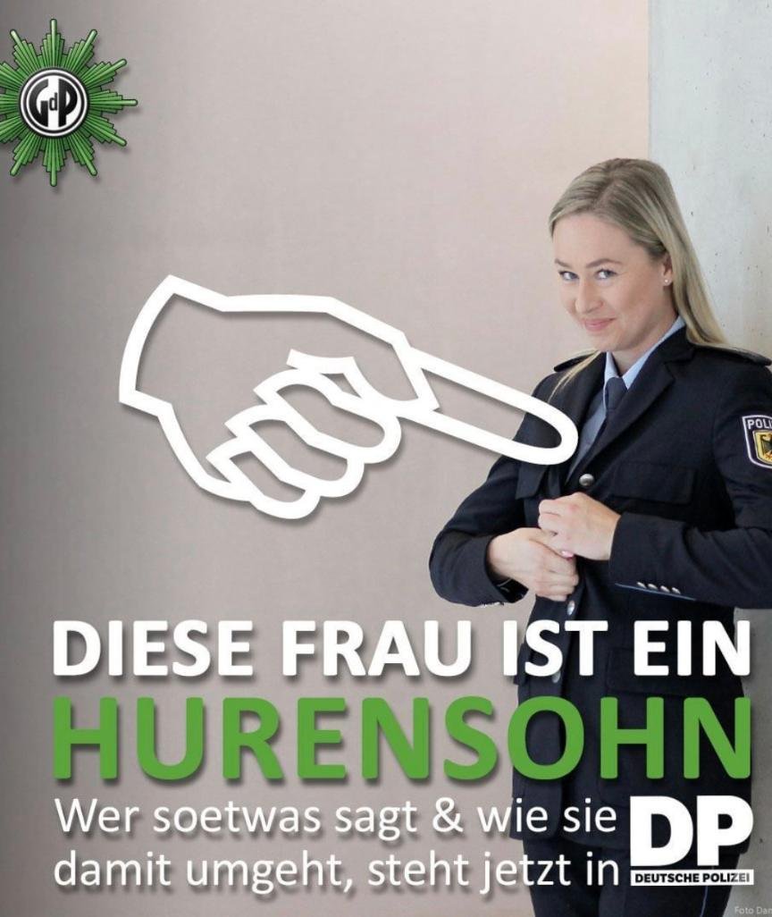 Almanya’da skandal kampanya: Bu polis bir o…