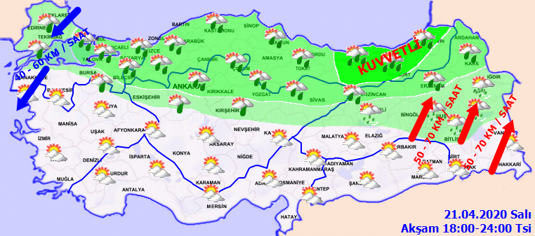 Meteoroloji'den o bölgeler için kuvvetli sağanak uyarısı!