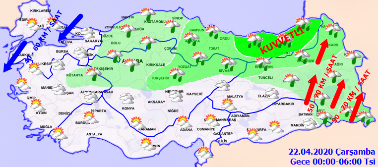 Meteoroloji'den o bölgeler için kuvvetli sağanak uyarısı!